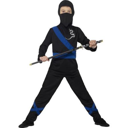 Ninja & Samurai Kostuum | Flitsende Zwaardkunstenaar Ninja | Jongen | Large | Carnaval kostuum | Verkleedkleding